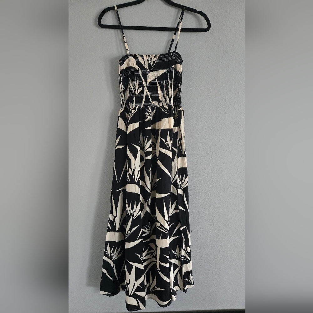 Nwt Pistola Black And White Bianca Midi SunDress Sun Of Paradise Size XS - Picture 3 of 9